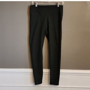 Fabletics Womens High Rise Leggings Size M Dark Gray Activewear Athleisure